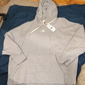 Adidas Men's Gray Hoodie